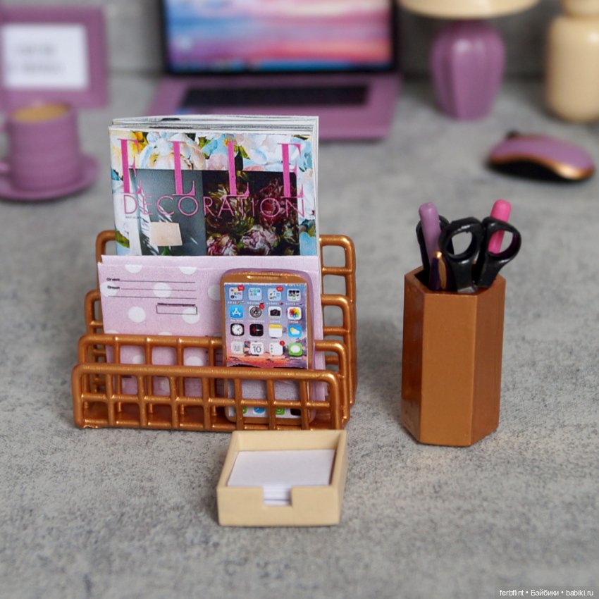 Настольный набор №17 масштаб 1:6 (фото 5)