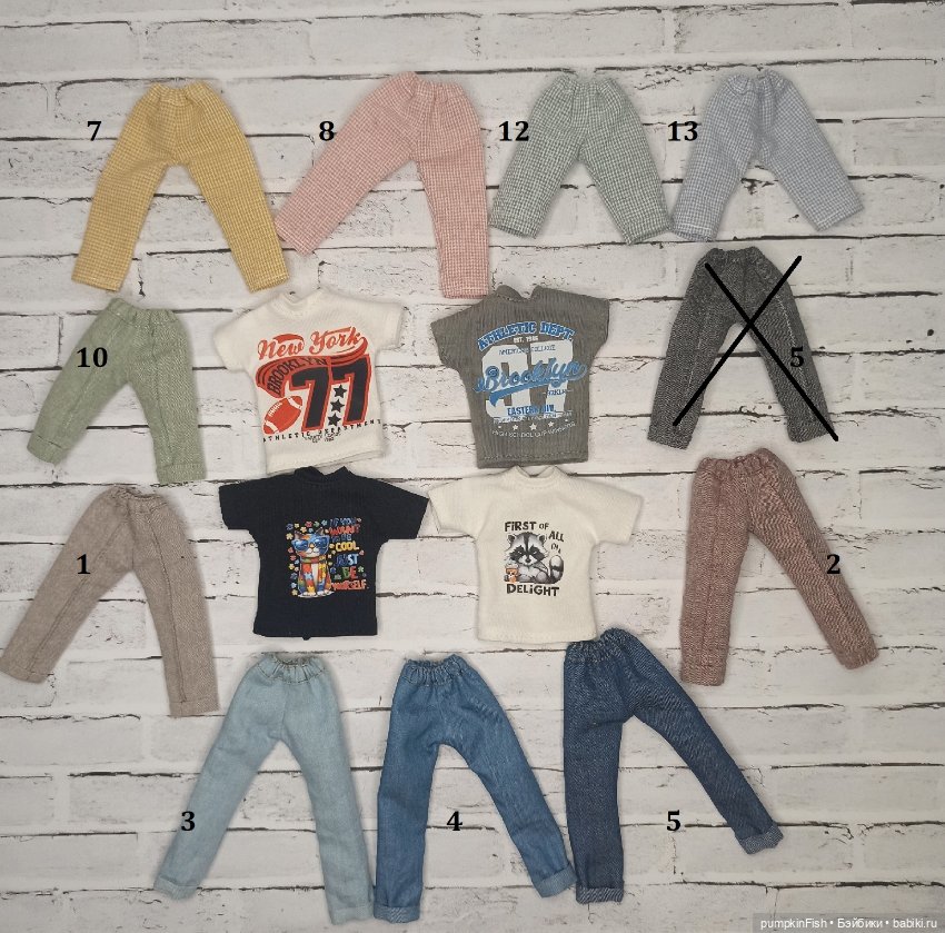 Футболка и брюки\бриджи\шорты для Сицилийских псов (фото 8)