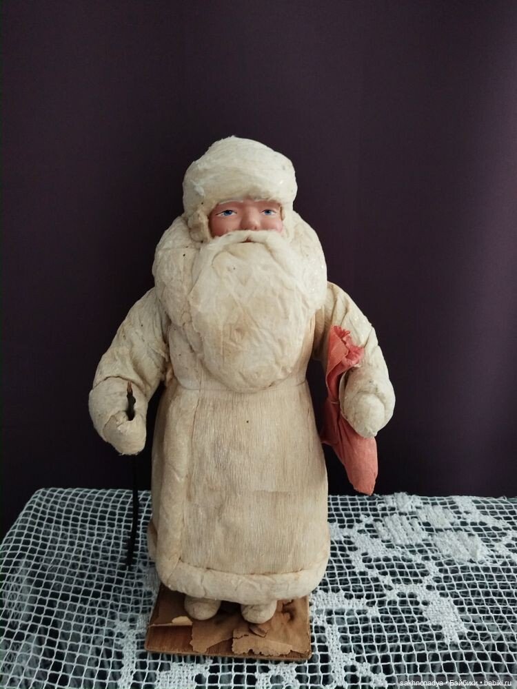 Дед мороз в валенках — Винтажные куклы и игрушки детства