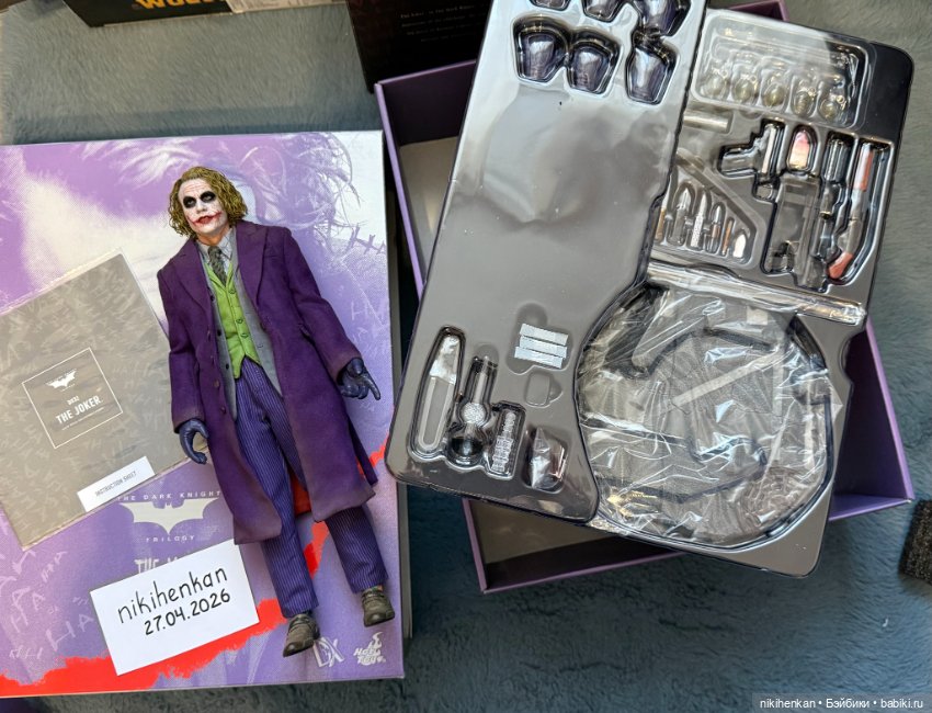 Hot toys dx32 joker с живыми волосами Heath Ledger (фото 4)