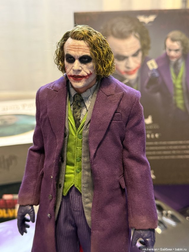 Hot toys dx32 joker с живыми волосами Heath Ledger (фото 2)