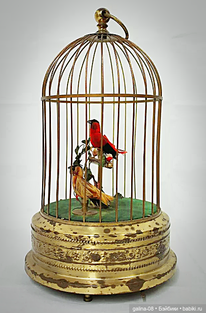 Автоматон Поющие птички — Антикварные игрушки (фото 3)