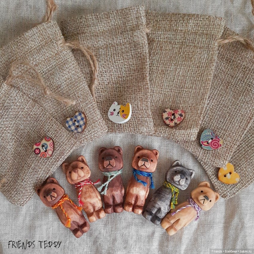 Мишки для добрых дел. И котик :) (фото 2)