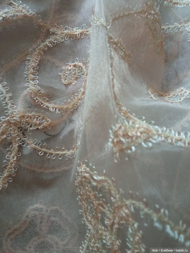 Отрезик ткани для кукольного рукоделия (фото 4)