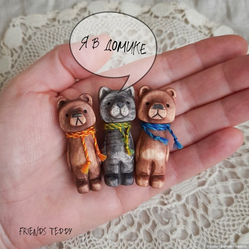 Мишки для добрых дел. И котик :) (фото 3)