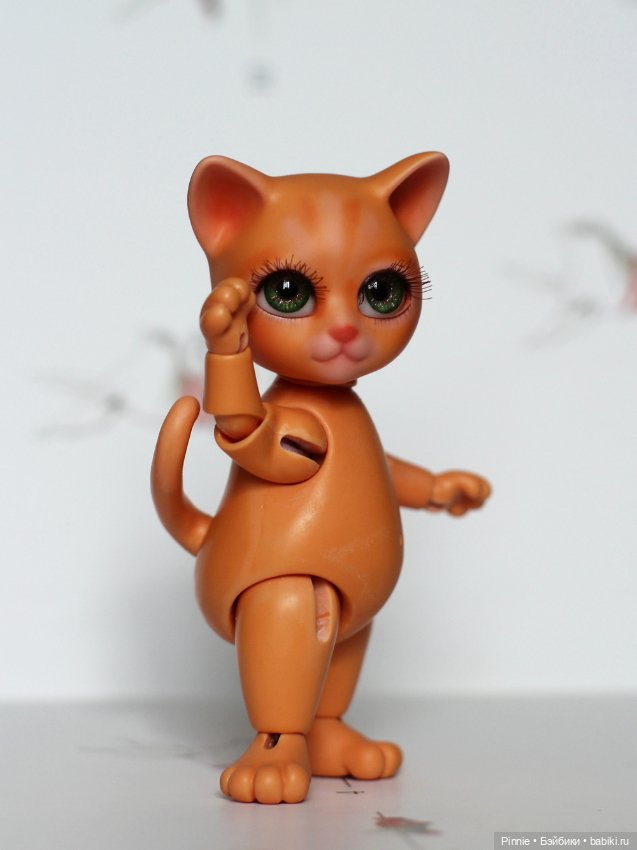 Котик Джейми рыжик — Авторские куклы BJD (фото 3)