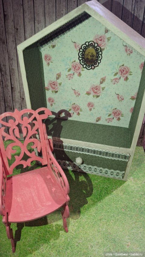 Мини румбокс + стул — Домики для кукол