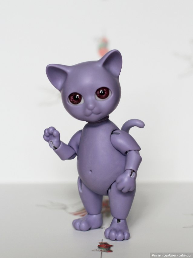 Котик Джейми сирень — Авторские куклы BJD (фото 2)