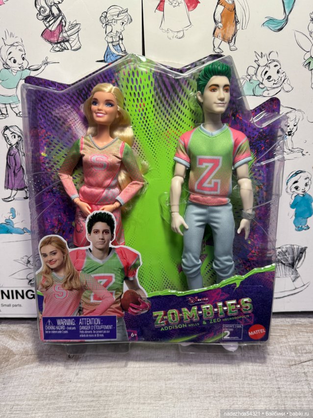 Барби Зомби Аддисон Уэллс из сета с Зедом