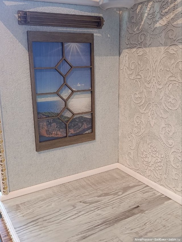 Накладное окно для кукольного дома (фото 5)