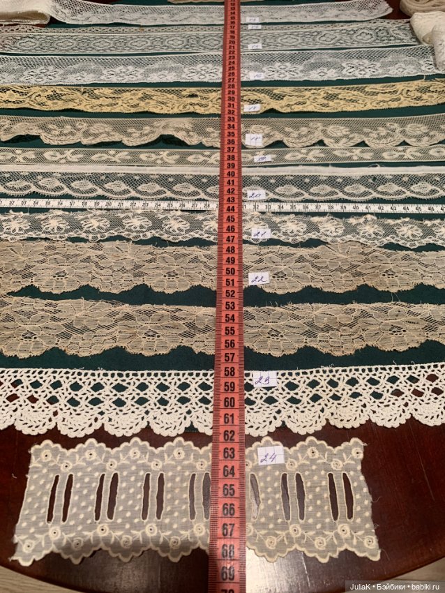 Антикварное и винтажное кружево, элементы и букетики цветов (фото 5)