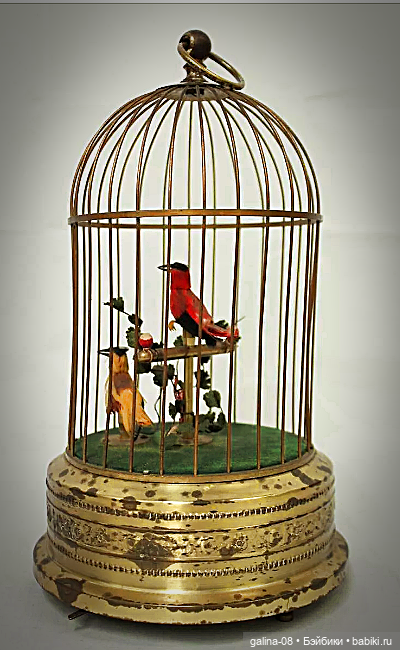 Автоматон Поющие птички — Антикварные игрушки (фото 4)