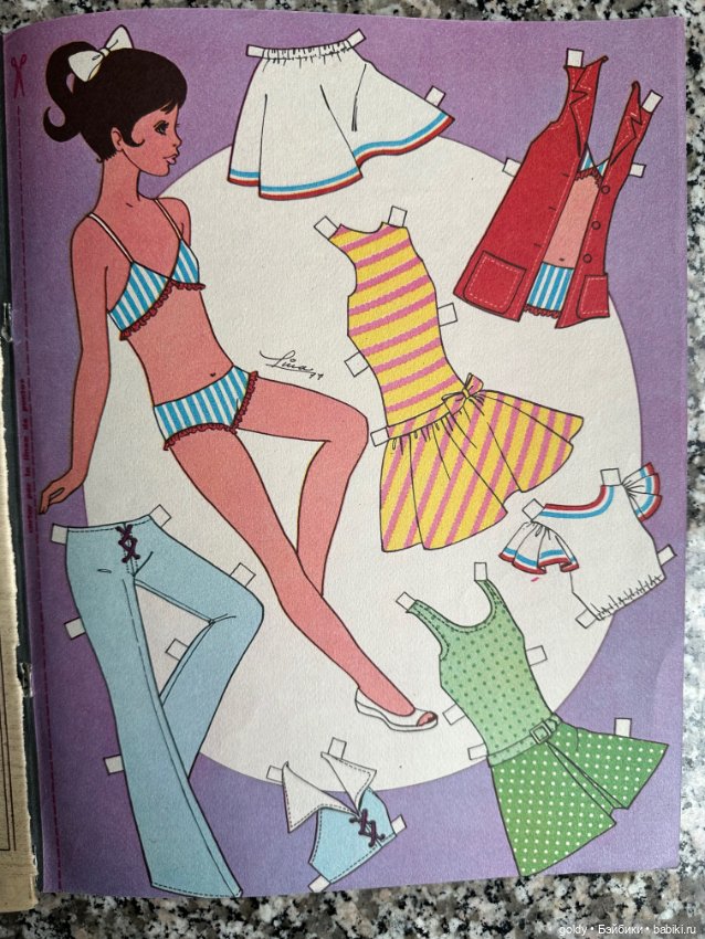 Продам бумажных кукол из кубинского журнала " Mujeres" (фото 6)