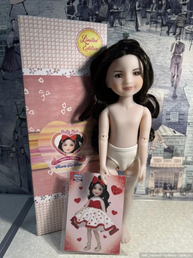 Лимиточка Ханна Руби Ред "Сладкие сердца". Hanna Sweet Hearts Ruby Red Limited Edition (фото 4)