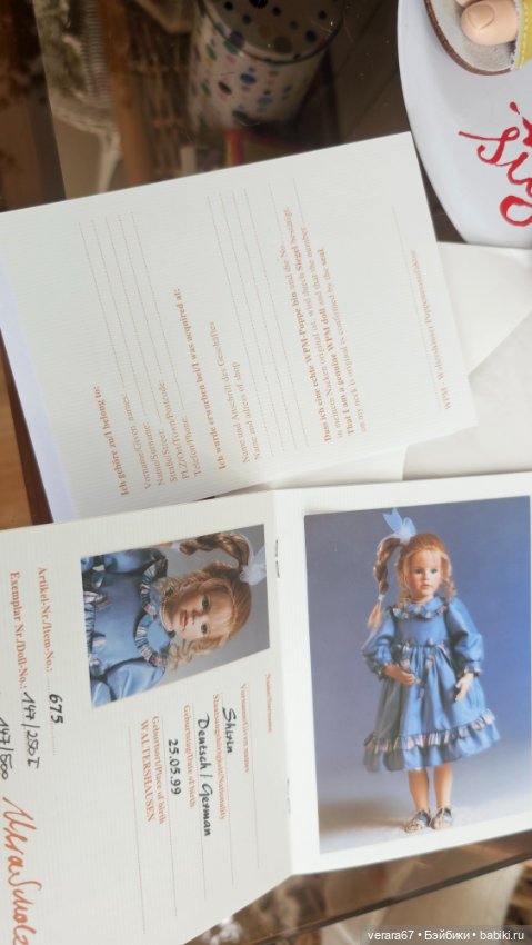 Красавица Shirin от Vera Scholz(Вера Шольц) и (WPM) Walterschauser Puppenmanufaktur (фото 3)