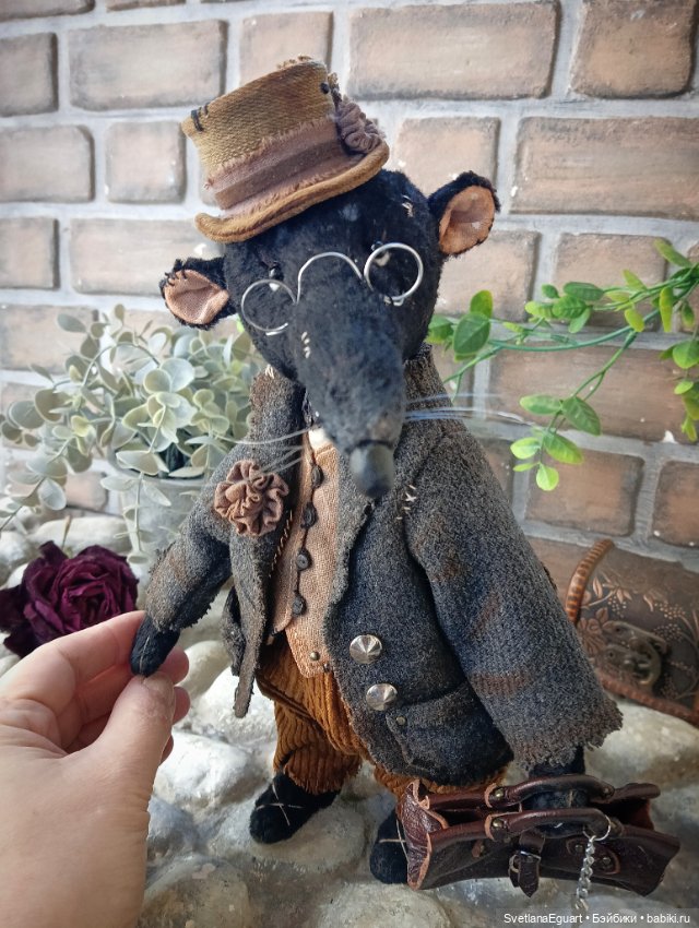 Тедди крыс Виктор — Авторские игрушки (фото 2)