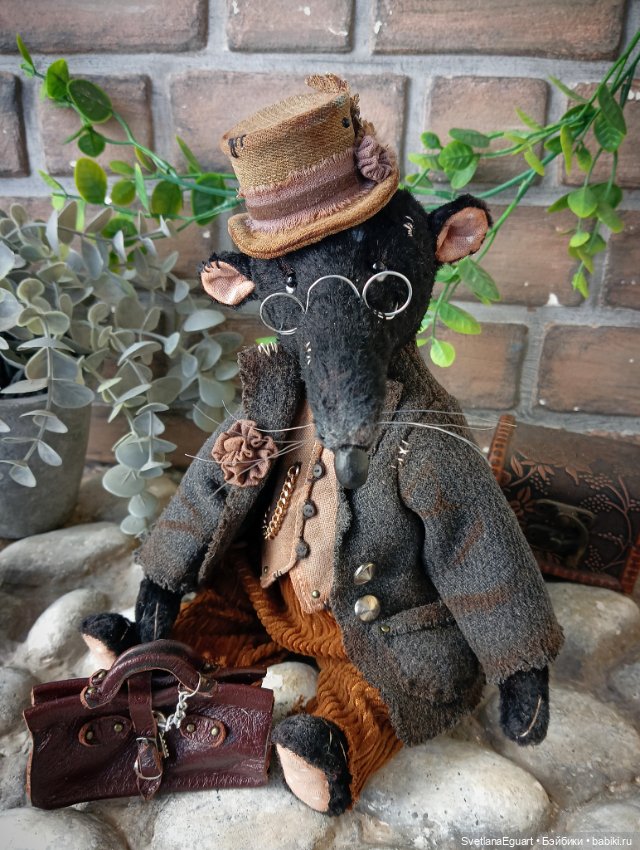 Тедди крыс Виктор — Авторские игрушки (фото 8)