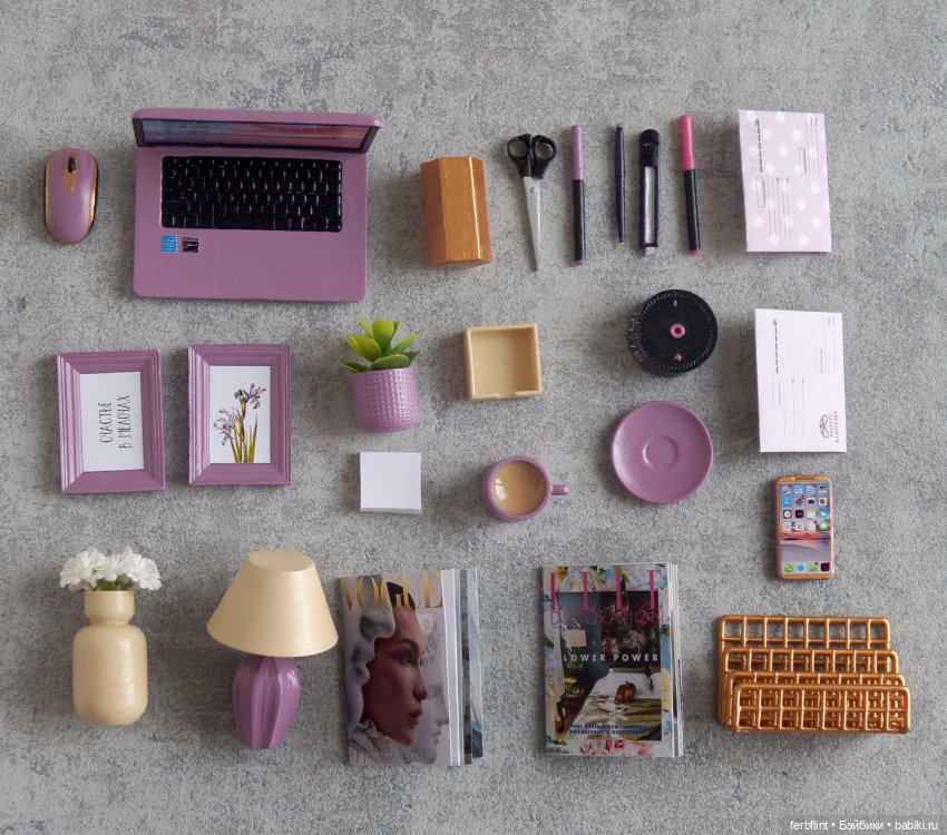 Настольный набор №17 масштаб 1:6 (фото 9)