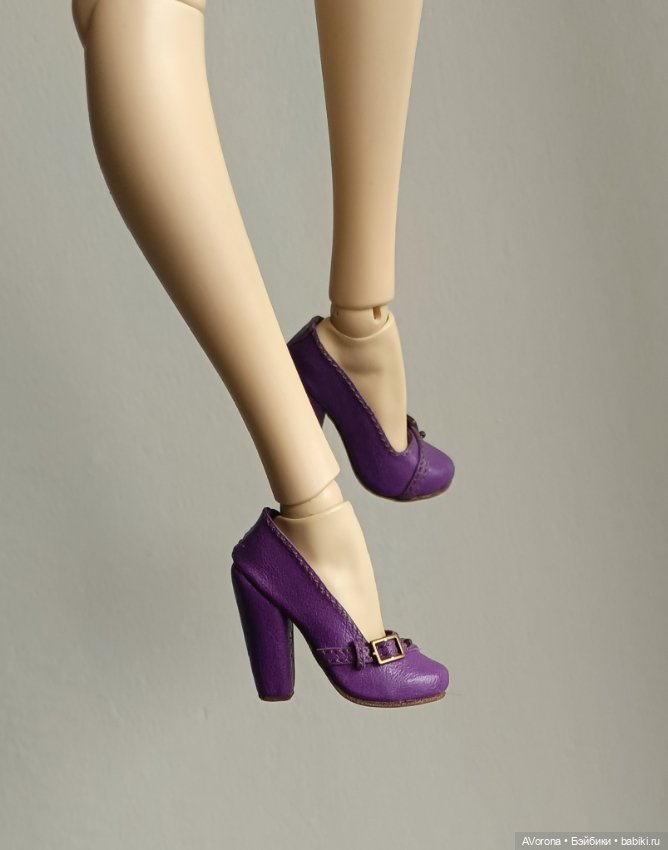 Туфли из натуральной тонкой кожи💜 фиолетового цвета 🍇