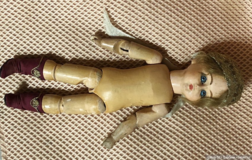 Очаровательная маленькая кукла "bebe tout en bois" (фото 7)