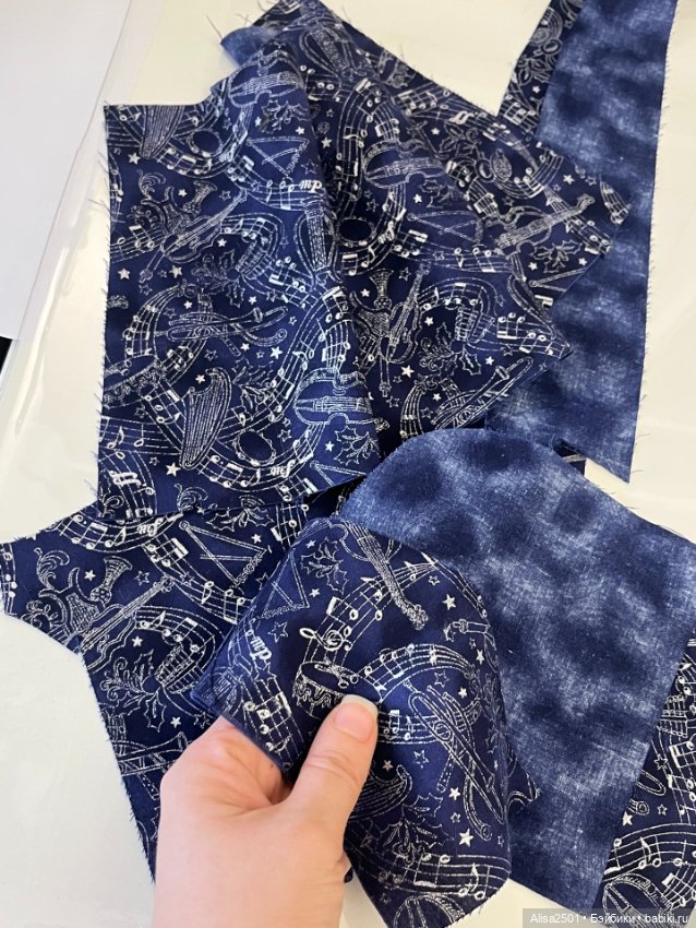 Хлопок с музыкальным мотивом (фото 6)