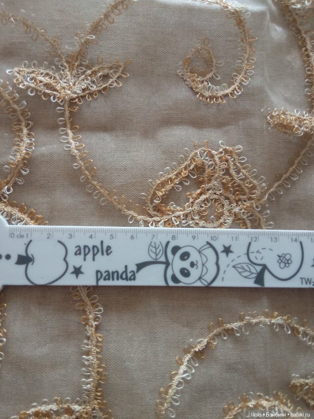 Отрезик ткани для кукольного рукоделия (фото 2)