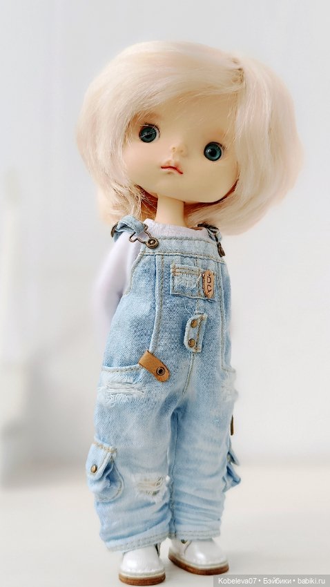 Джинсовый комбинезон для monst