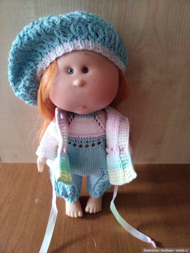 Лот вязаной одежды для кукол Мия Mia Nines D’Onil 30 см, (фото 6)