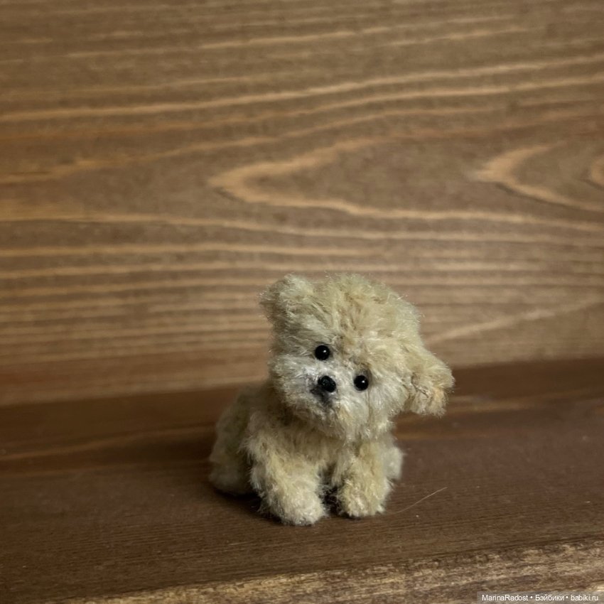 Миниатюрный щенок — Авторские игрушки (фото 3)