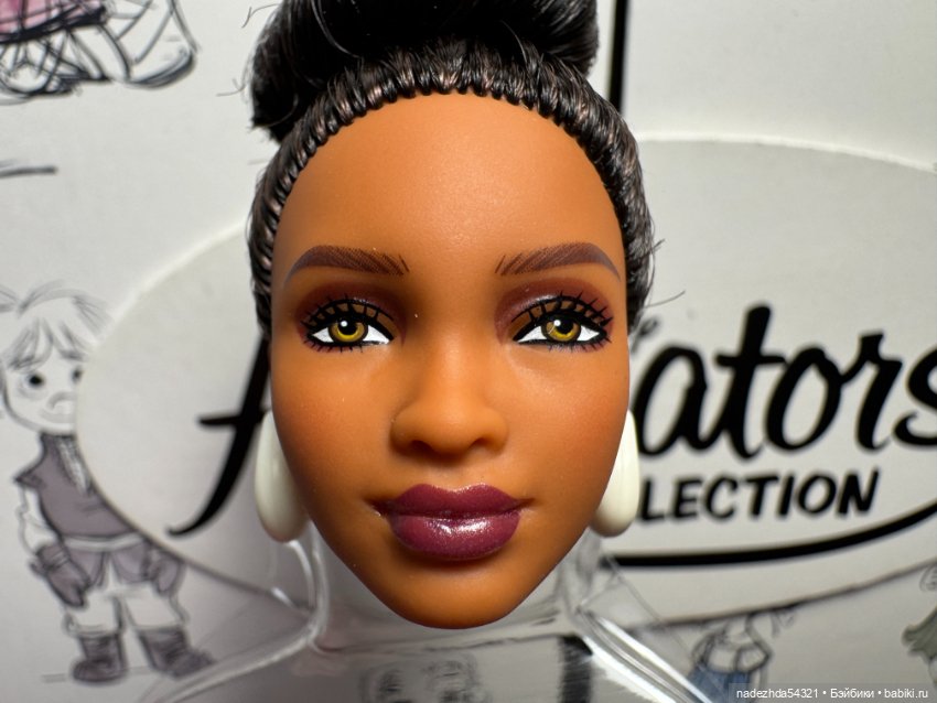 Голова Барби Базовая модель №8 Мбили (фото 2)