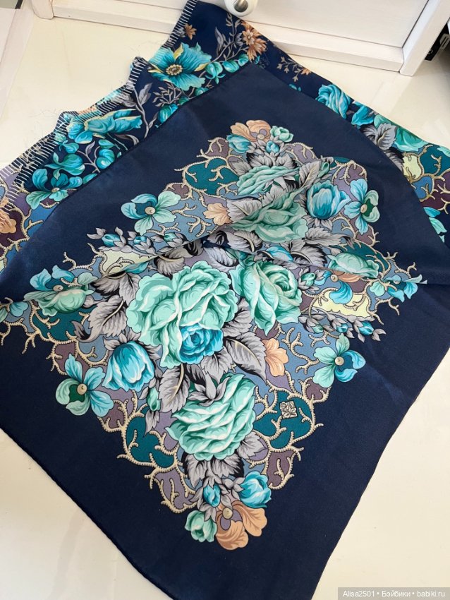 Фрагмент платка — Ткани (фото 8)