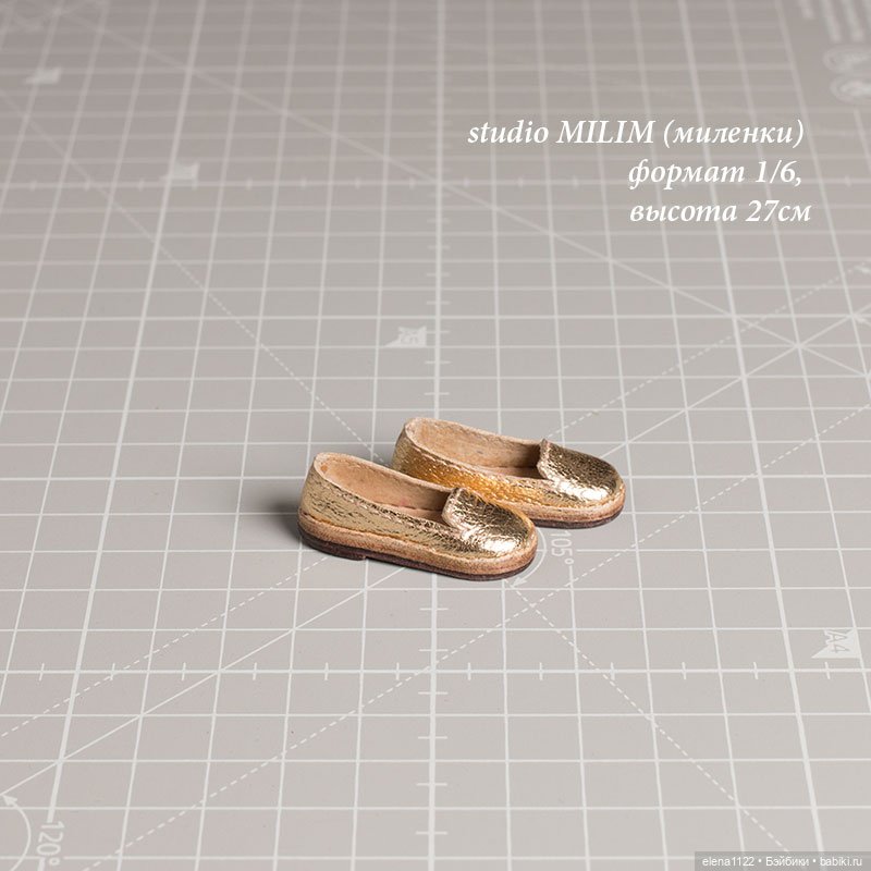Лоферы для studio MILIM (миленки) формат 1/6, высота 27см (фото 2)