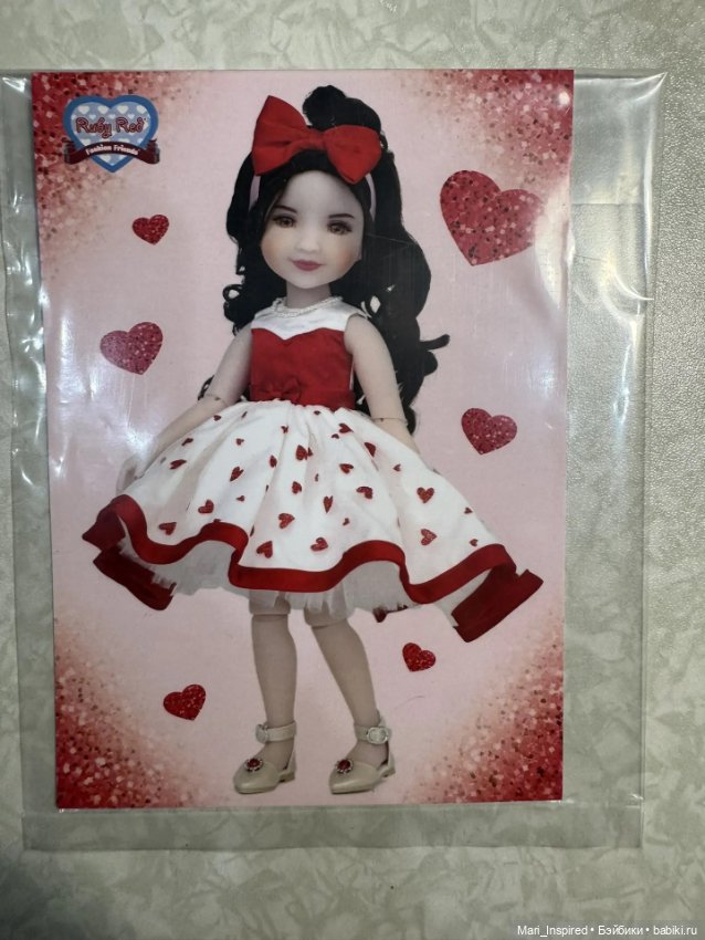Лимиточка Ханна Руби Ред "Сладкие сердца". Hanna Sweet Hearts Ruby Red Limited Edition (фото 6)