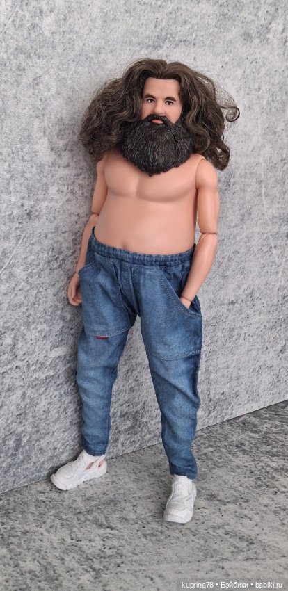 Джинсы на Хагрида — Одежда для кукол (фото 4)