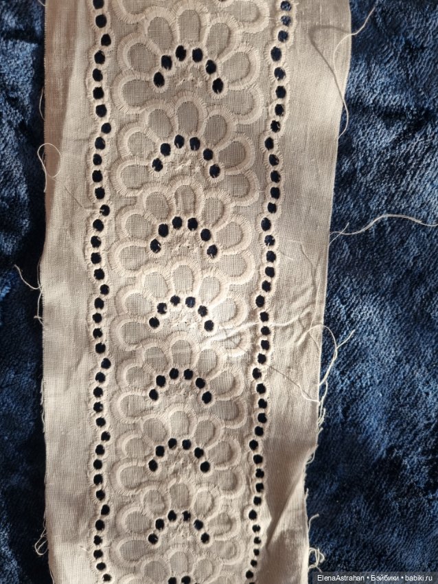 Прошва Метражем хб Воротник Жабо Кружево на коклюшках Для творчества (фото 5)