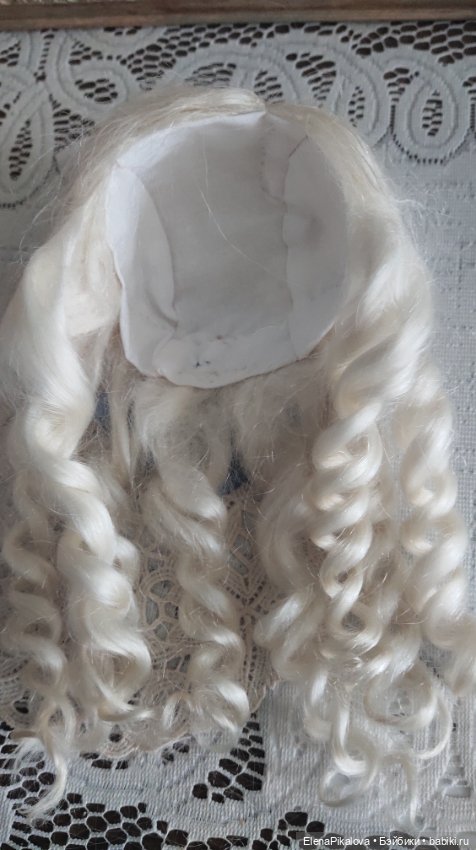 Парик для антикварной куклы (фото 5)