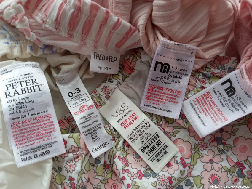 Лот одежды для куклы девочки 15