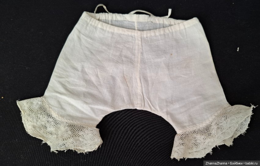 Антикварные штанишки для антикварной куклы (фото 5)