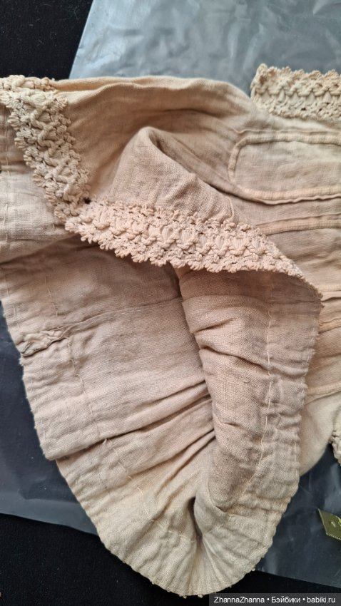 Антикварное платье для антикварной куклы (фото 5)