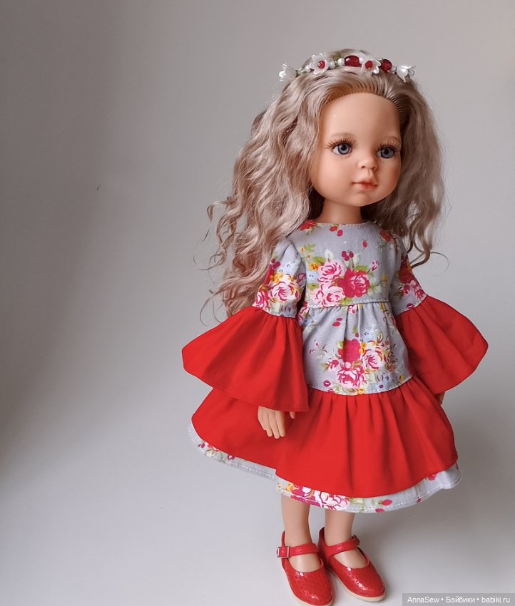 Платье для кукол Паола Рейна 32 (фото 6)