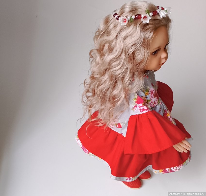 Платье для кукол Паола Рейна 32 (фото 8)