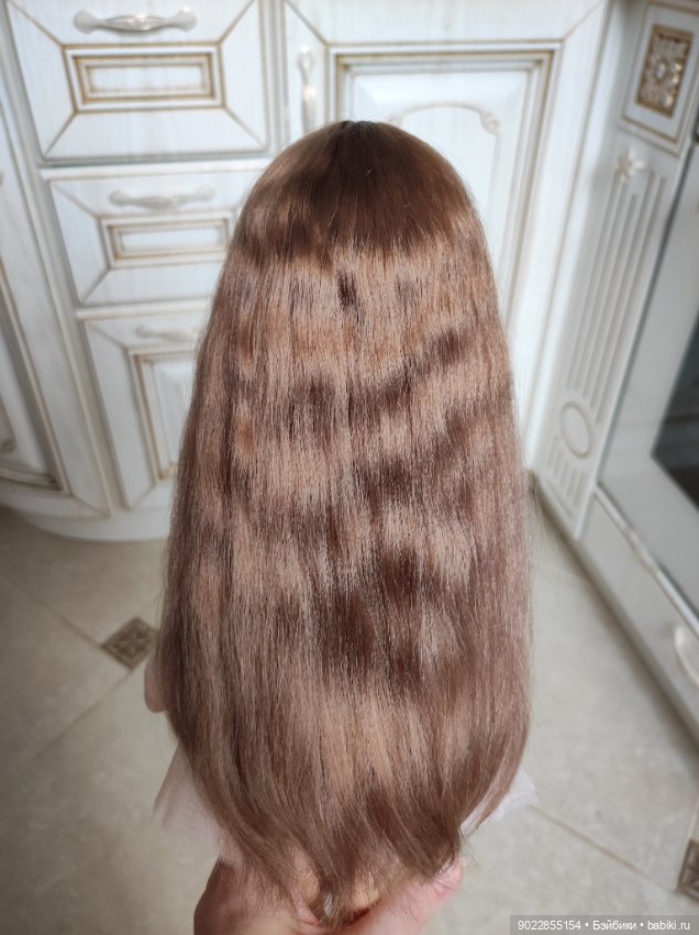 Паричок из шёлковых локонов козочки на Паолу (фото 8)