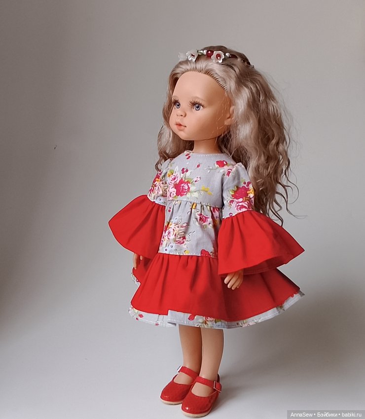 Платье для кукол Паола Рейна 32 (фото 7)
