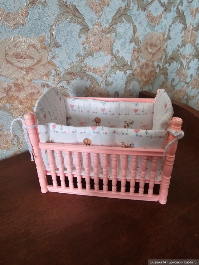 Кроватка для пупсиков barbie (фото 2)