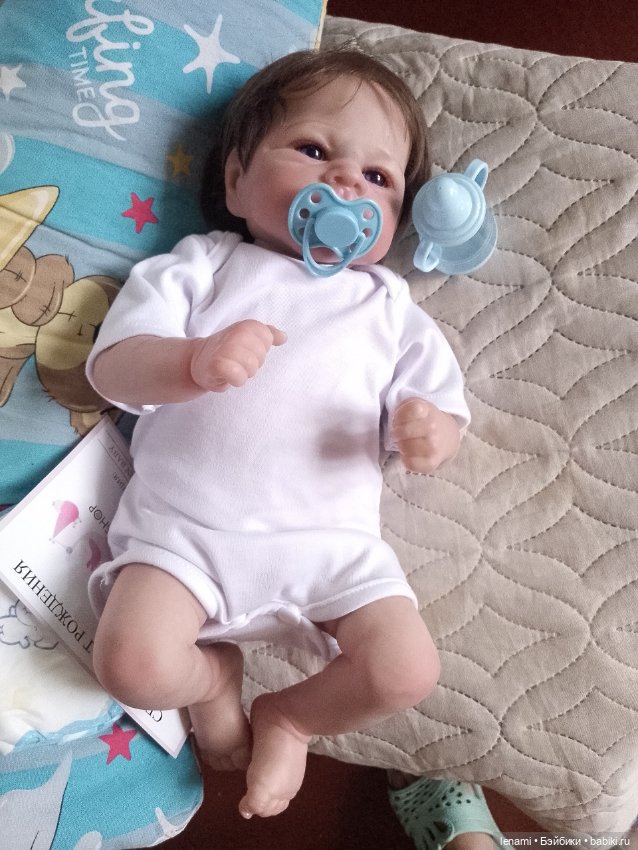 Пупс реборн игровой реалистичный с 3D кожей (фото 2)