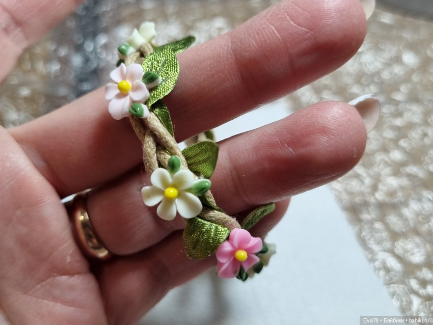 Венок для шарнирной куклы бжд (фото 2)