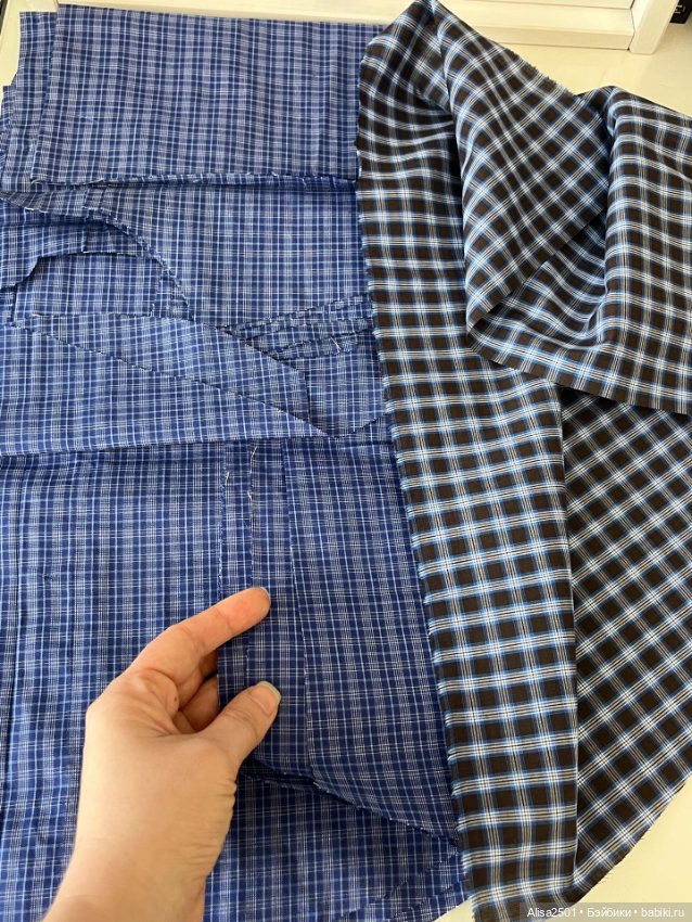 Мелкая клетка на мужские рубашки (фото 5)
