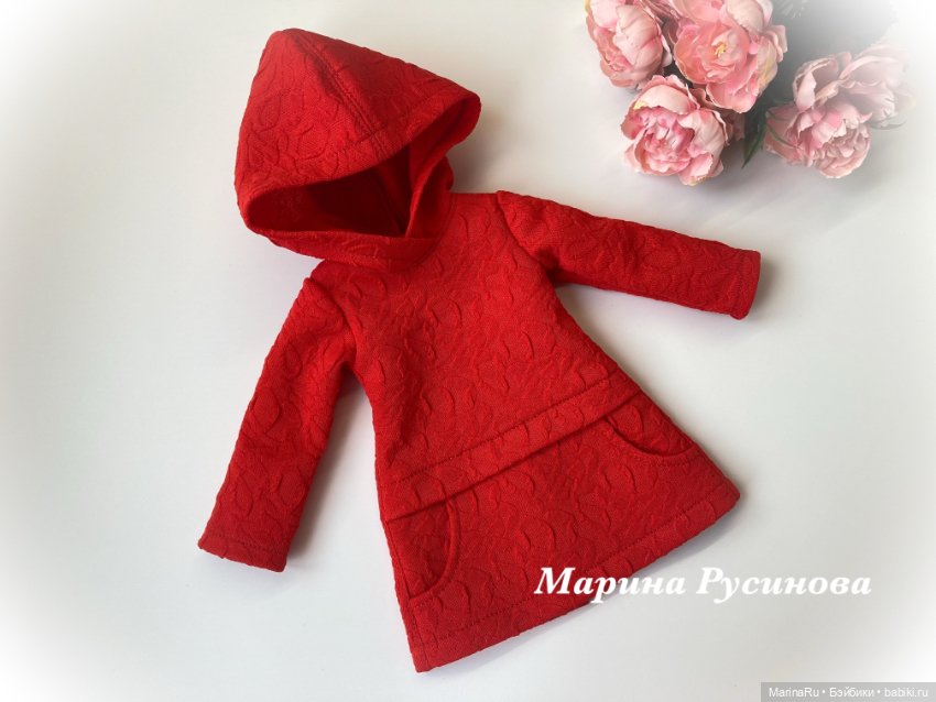 Худи-платье для куклы Готц (фото 7)