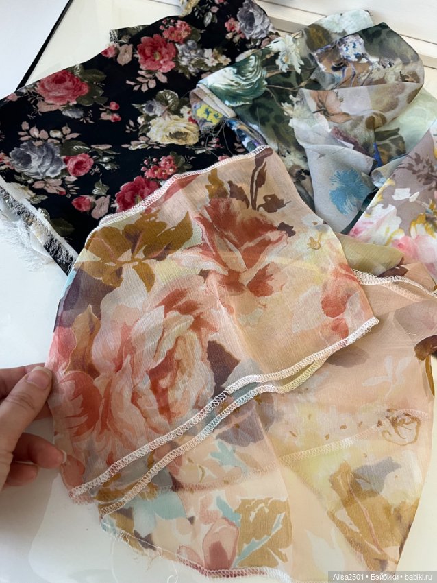 Лот шифона — Ткани (фото 4)