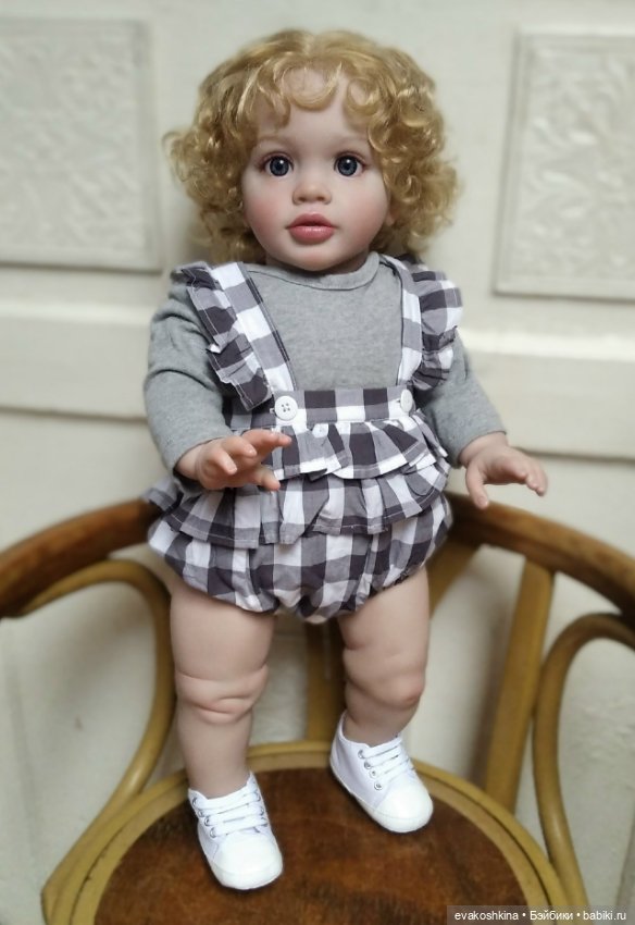 Кукла игровой реборн по мотивам молда Пиппа,ООАК (фото 2)